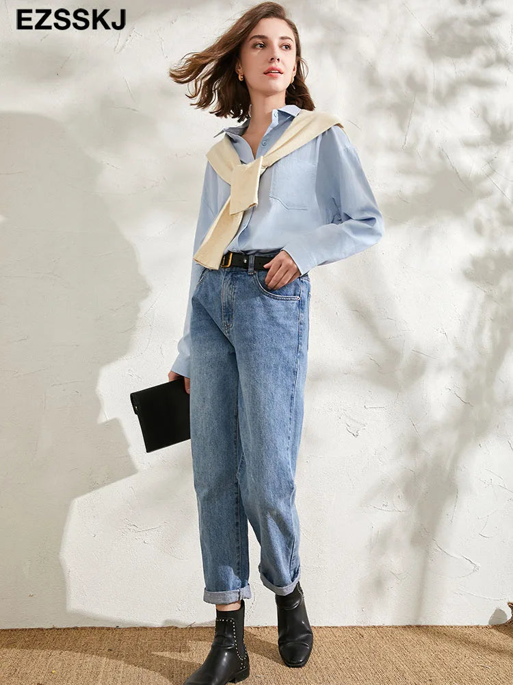 100% Cotton Casual Cotton  Shirt Women
