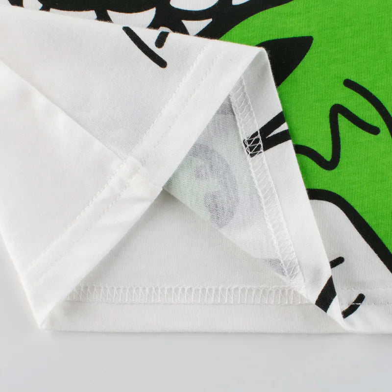 Dinosaur Cartoon Kids Boys Clothes 100% Cotton T-Shirts  Summer Clothing