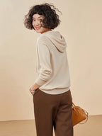 Women's Cashmere Autumn Hoodie – Luxury Comfort in Every Wear