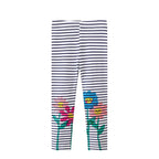 Girls Leggings 100% Cotton Trousers for Kids Comfort Pants With Bee and Flower